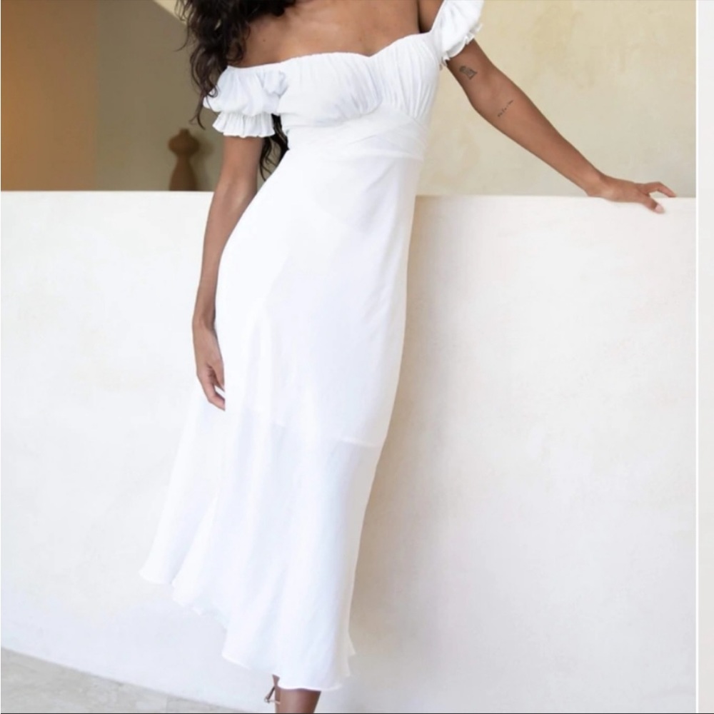 Petal & Pup white dress